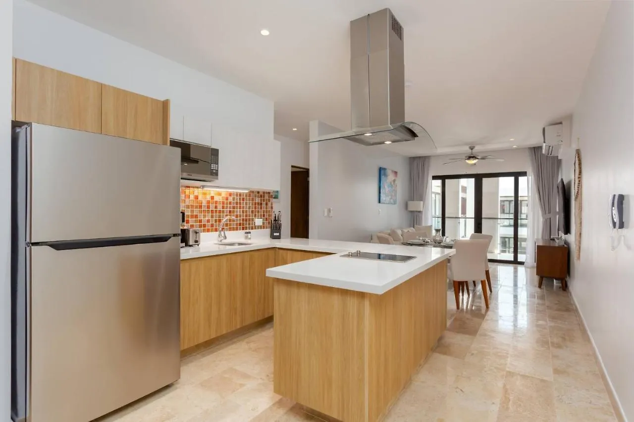 Ferienhaus New Condo In Nice Vacation Complex - 5 People Playa del Carmen